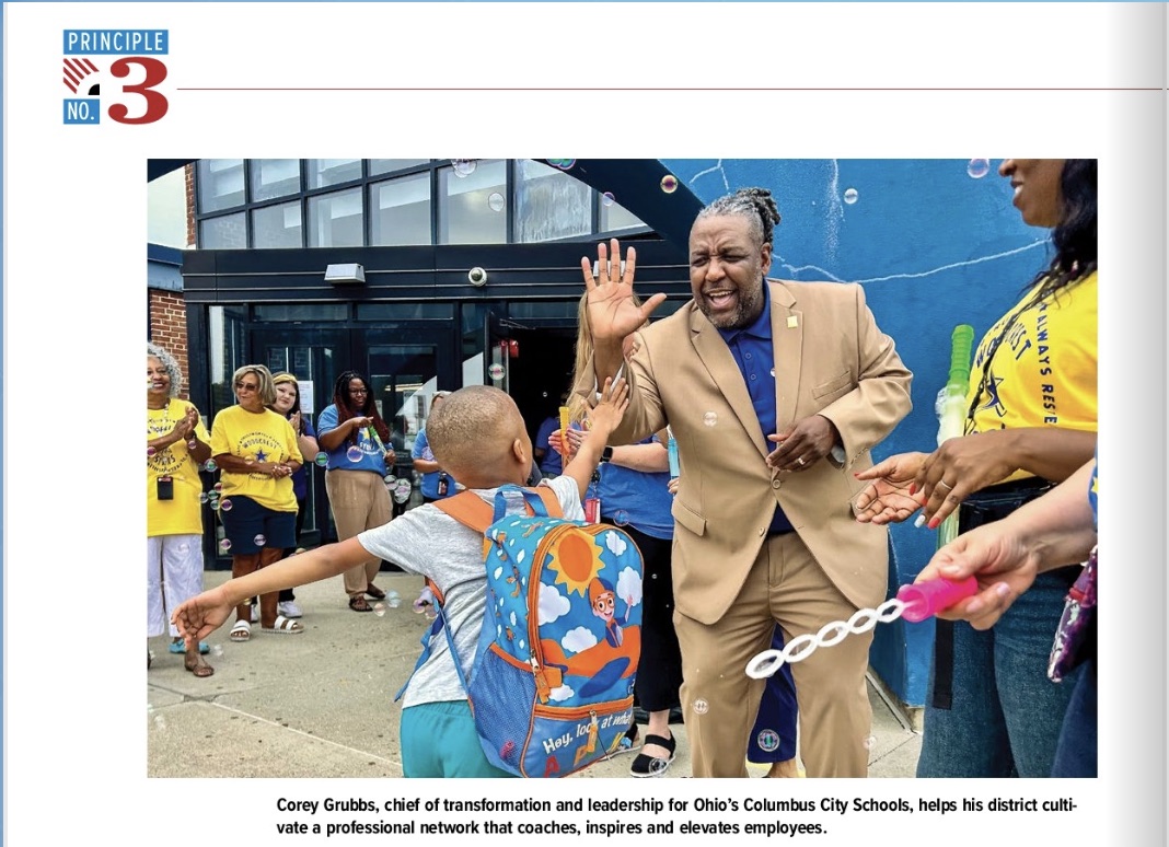 Dr. Corey Grubbs featured in AASA School Administrator magazine, May 2026
